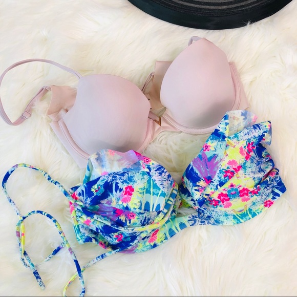 Victoria's Secret Other - Victoria Secret 34 C Floral Swimsuit Top